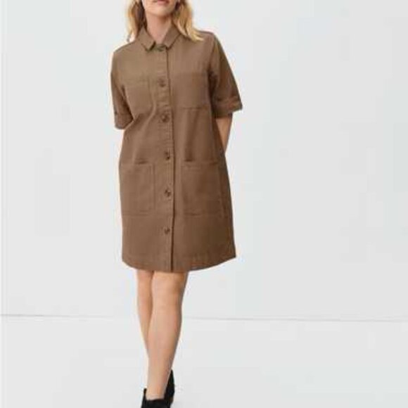 Amazing Everlane Chore Dress, Size 12 - Picture 2 of 12